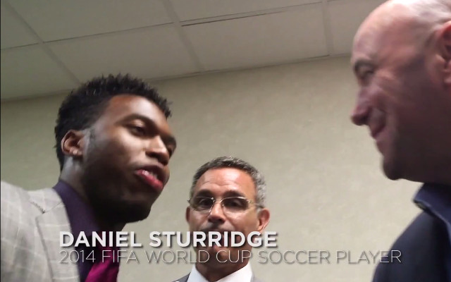 (Video) Liverpool FC star Daniel Sturridge chats with UFC boss Dana White
