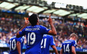Diego Costa Chelsea Leicester Goal