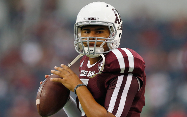 (Video) Texas A&M QB Kenny Hill yells at teammates after 3-and-out