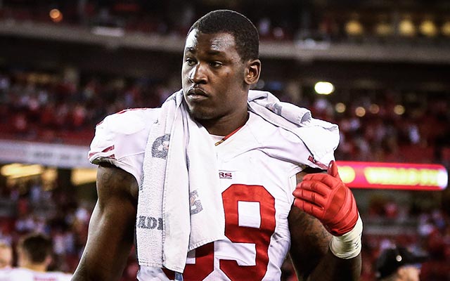 San Francisco 49ers LB Aldon Smith back with team now that ban is over