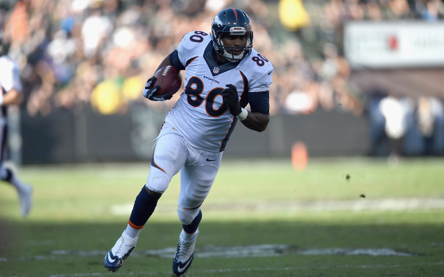 INJURY: Denver Broncos TE Julius Thomas leaves game with ankle injury
