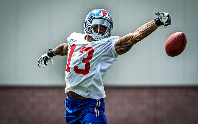 (Video) Amazing catch! NY Giants WR Beckham warms up with one-handed catches