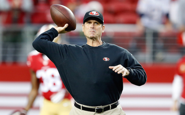 Jim Harbaugh introduced as head coach of Michigan Wolverines