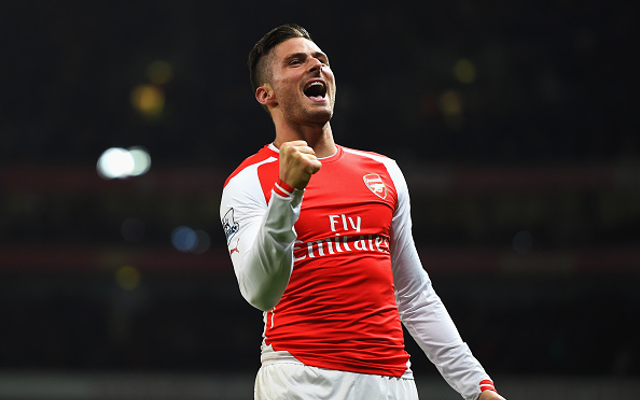 (Image) Arsenal home kit leaked with images of Giroud and winger pair