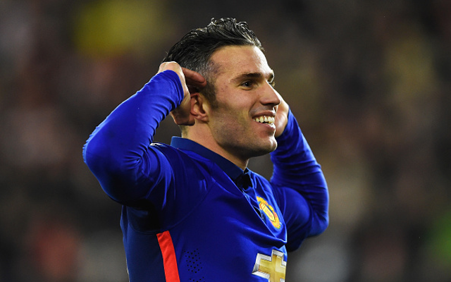 Louis van Gaal says Robin van Persie is ‘lucky’ to still be playing for Manchester United