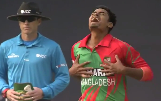 (Video) Bangladesh spinner Taijul Islam becomes first player to take hat-trick on ODI debut during win over Zimbabwe