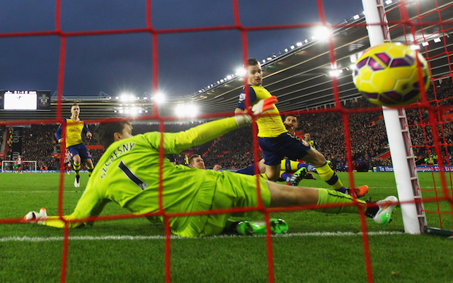 Wojciech Szczesny Arsenal Southampton 2-0