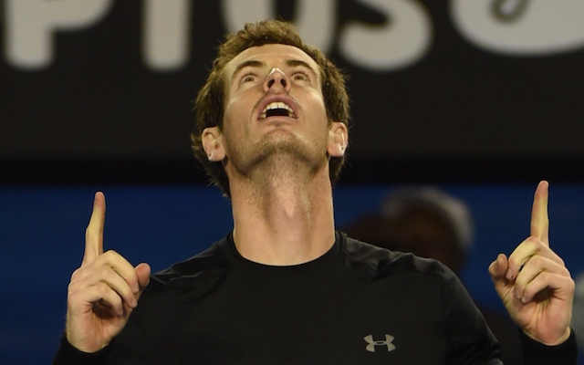 (Video) Murray v Djokovic Australian Open final – Scot secures second set to the delight of Kim Sears