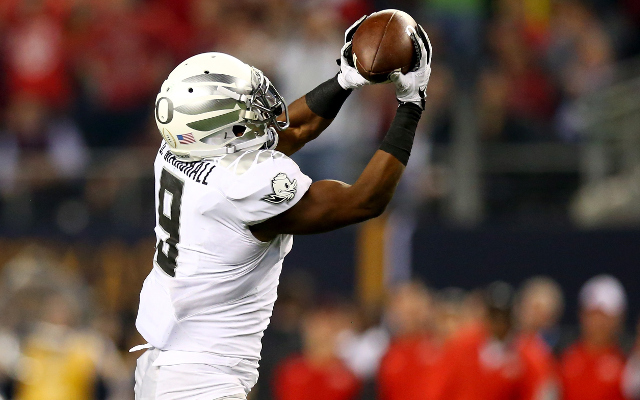 (Video) Here come the Ducks! Oregon WR Byron Marshall catches 70-yard TD pass