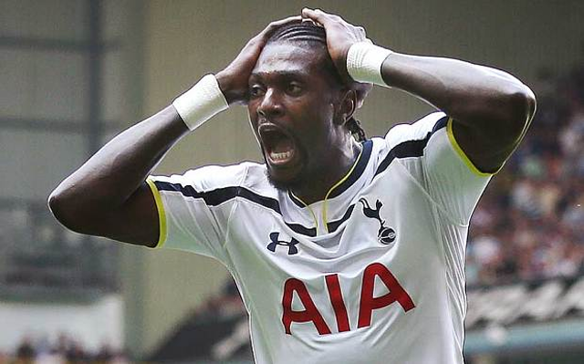 Emmanuel Adebayor turned down £1m-a-month offer to leave Tottenham