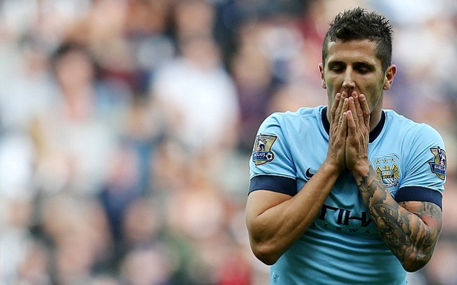 Stevan Jovetic axed from Manchester City’s Champions League squad for Wilfried Bony