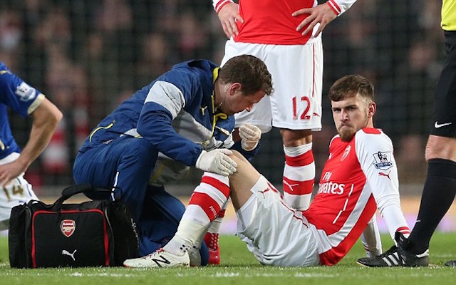 Arsenal rocked: Aaron Ramsey set to miss Champions League tie