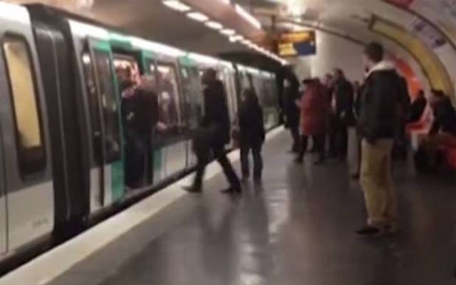 (Video) Racist Chelsea fans push black man off train in Paris Metro