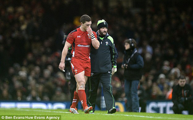 (Video) George North knocked out twice in Wales v England Six Nations clash but played on