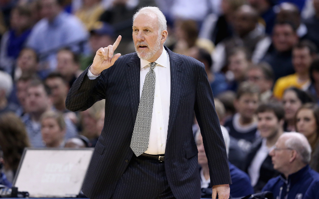 San Antonio Spurs rally to stun Indiana Pacers, 95-93, and give HC Gregg Popovich his 1,000th win