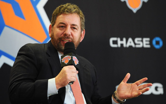 James Dolan tells New York Knicks they “got to believe, baby”
