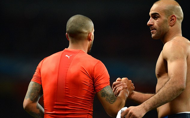 (Video) Arsenal’s Theo Walcott in altercation with Gunners fans after AS Monaco shambles