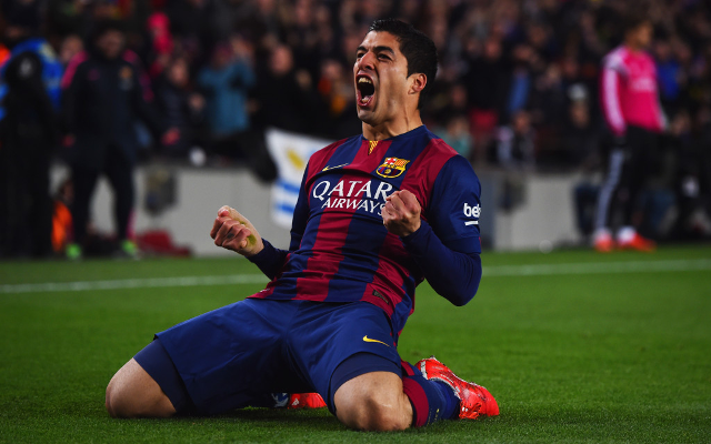 (Video) Luis Suarez scores hat-trick as Barcelona come storming back to claim win