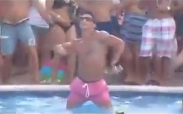 (Video) Real Madrid star Cristiano Ronaldo goes wild in Ibiza!