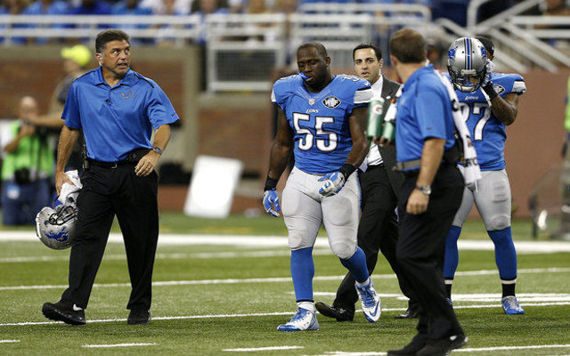 Lions LB who tore his ACL celebrating “ahead of schedule” on rehab