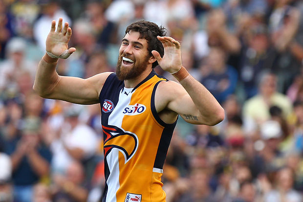 (Video) West Coast Eagles’ star Josh Kennedy with 9 goals to three-quarter time