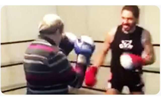 (Video) Boxer challenges old man to a fight and gets beat up…badly