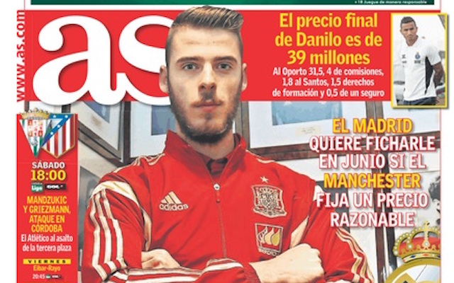 Real Madrid determined to capture Man United’s David De Gea