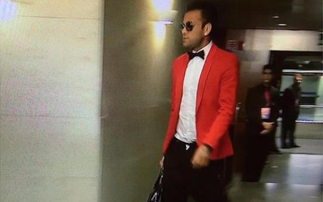 Man United target Dani Alves arrives at Barcelona Champions League tie in ridiculous outfit