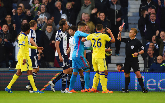 Jose Mourinho lays into referee over Cesc Fabregas red card vs West Brom