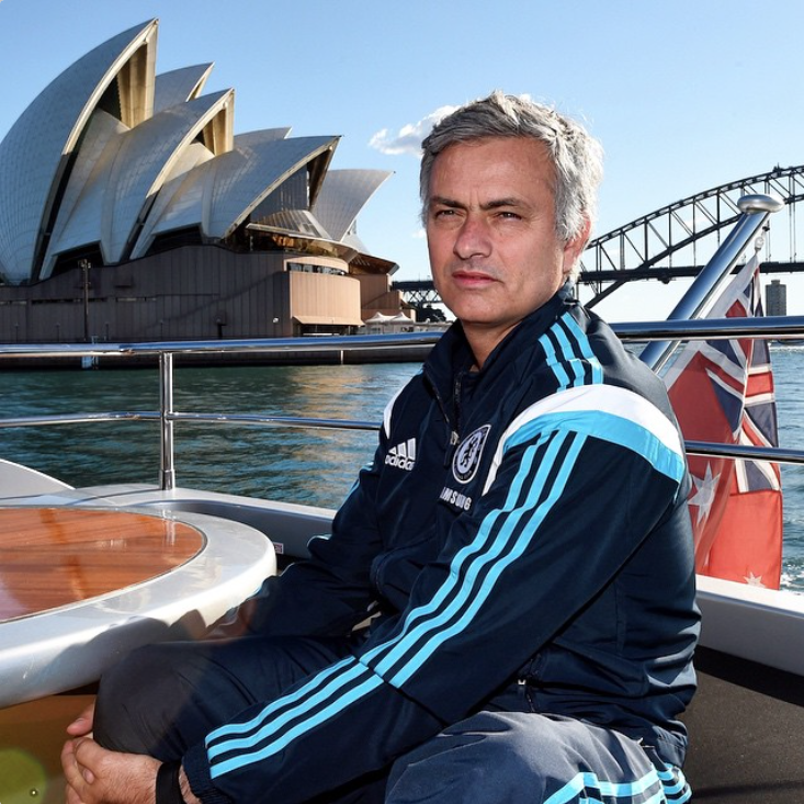 Jose Mourinho by Sydney Opera House