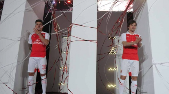 Arsenal kit launch