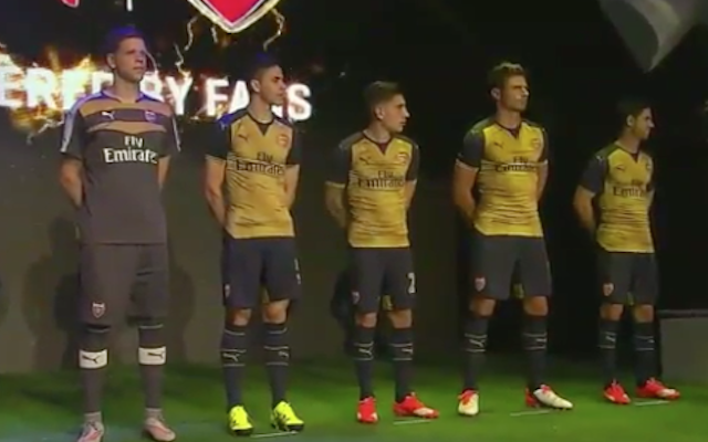 Photos: Arsenal 2015-16 away shirt – NEW Gunners kit OFFICIALLY launched in Singapore