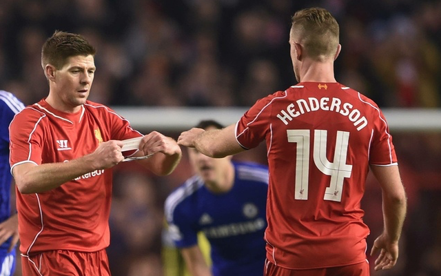 Picture: Henderson wearing Gerrard’s armband after midfielder CONFIRMED new Liverpool captain