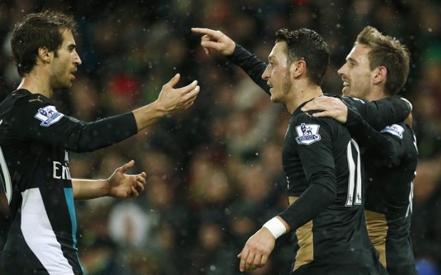 Mesut Ozil goal video: Roles reversed as Sanchez supplies assist king with sublime pass v Norwich