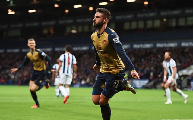 Assist king Mesut Ozil at it again for Olivier Giroud goal but Arsenal blow lead against WBA (video)