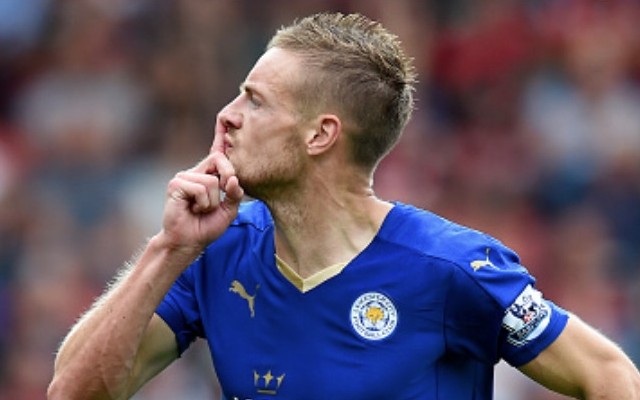 Jamie Vardy celebration video: Leicester star turns the air blue after breaking record against Red Devils